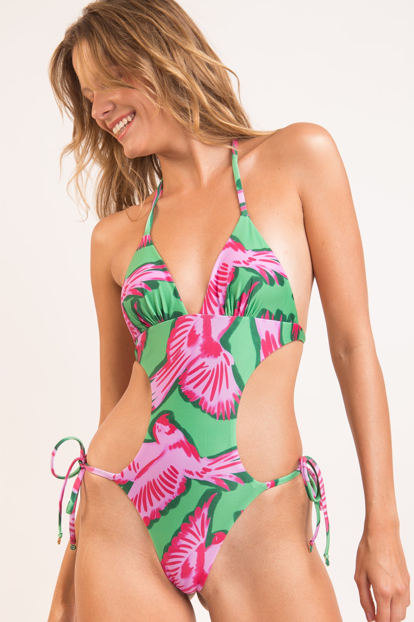 Image 08: Rio De Sol One-Piece Parrots Trikini