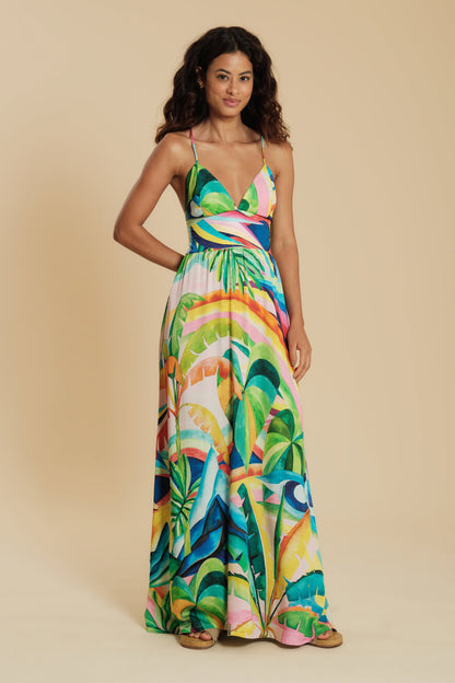 Model Front: Blueman Maxi Dresses Euforia Dress