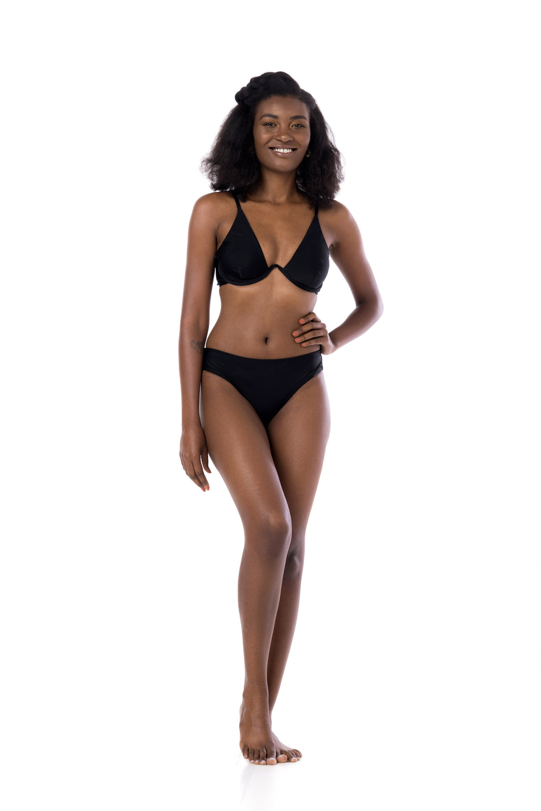 Model Front: La Playa Top Top V Fio Preto