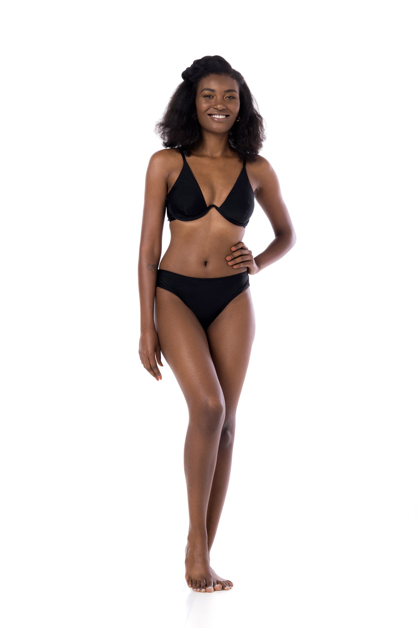 Model Front: La Playa Top Top V Fio Preto
