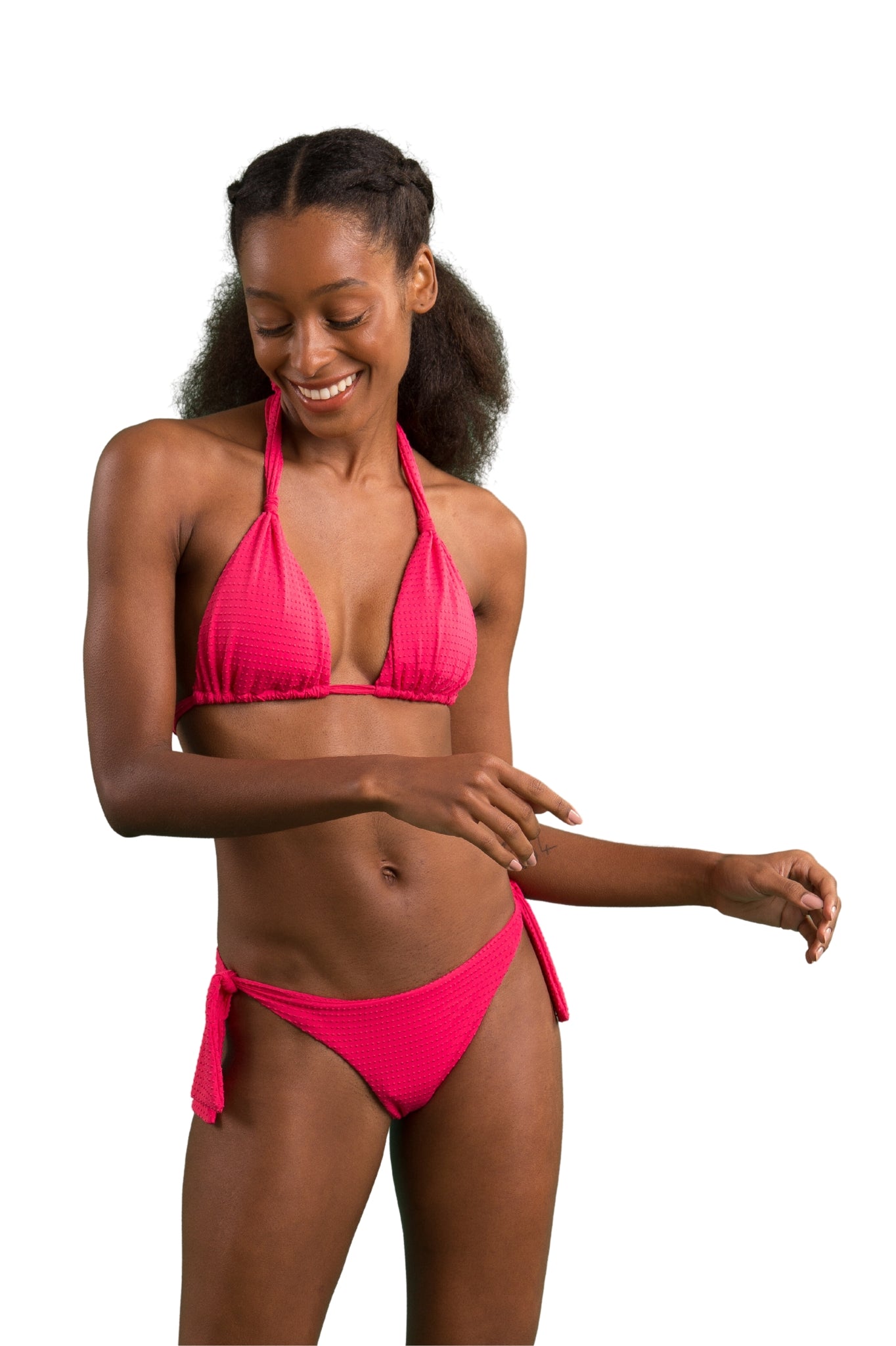Image 04: Rio De Sol Set Set Dots-Virtual-Pink Mel Italy