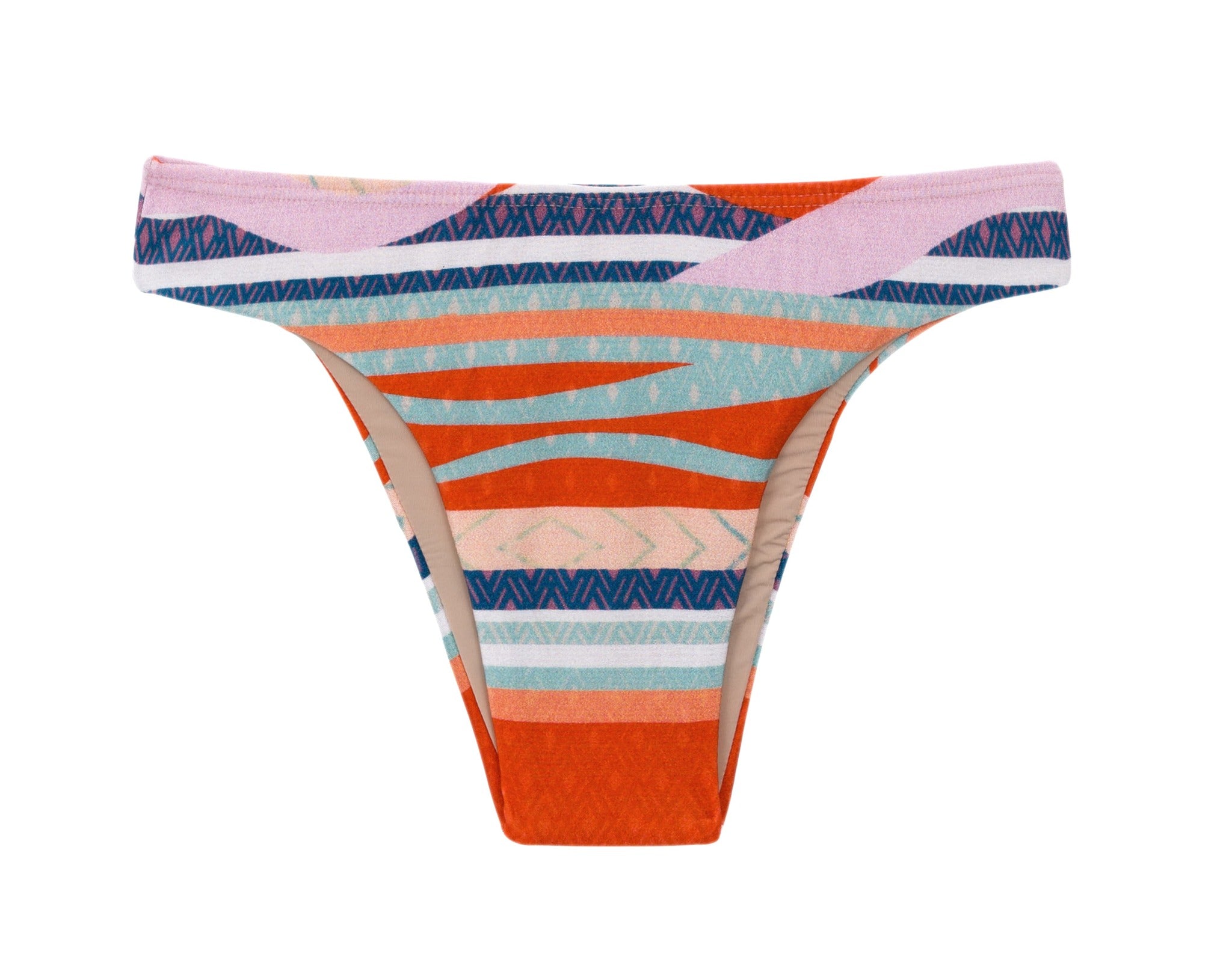 Model Front: La Playa Bottom Bottom V Bar Navy