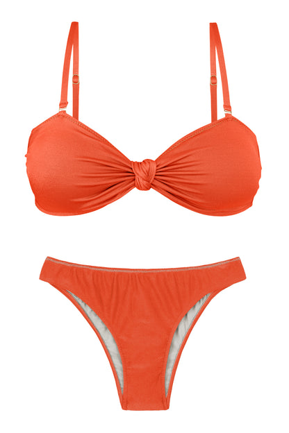 Product Front: Rio De Sol Set Set Paprica Bandeau-Joy Essential