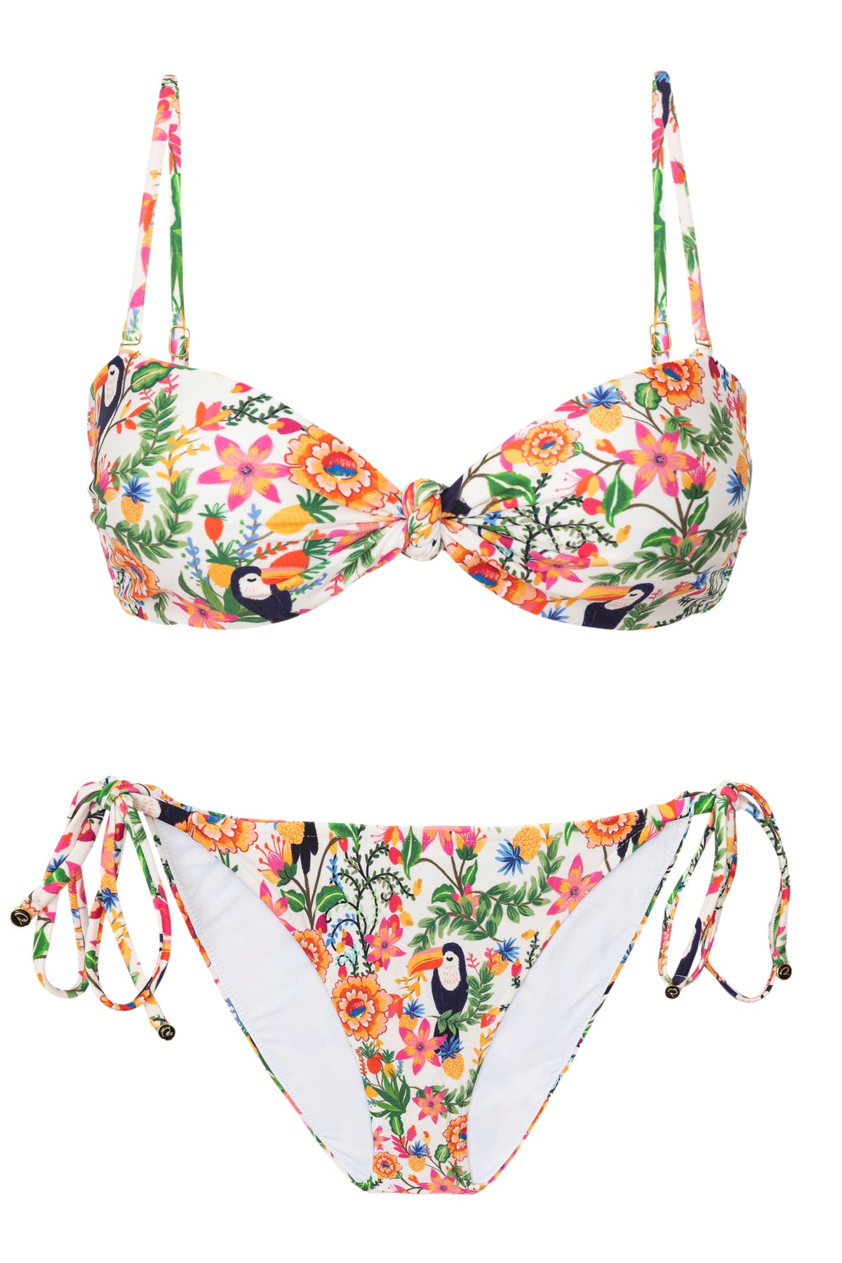Product Front: Rio De Sol Two Piece Swimwear Set Boho Bandeau-Joy Ibiza-Comfy