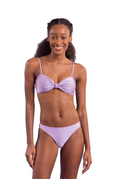 Model Front: Rio De Sol Set Set Shimmer-Harmonia Bandeau-Joy Essential