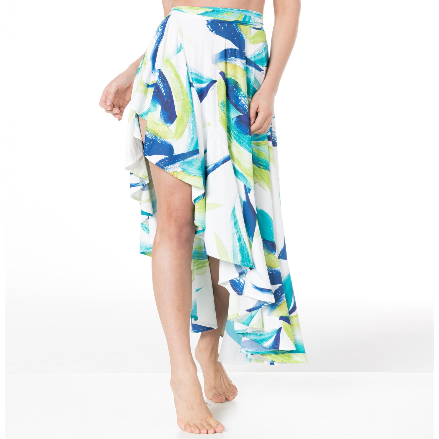 Gallery: Lua Morena Beach Skirt Pareo Babado Uv Vento