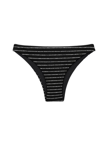Product Front: Rio De Sol Bottom Bottom Linea-Black Leblon