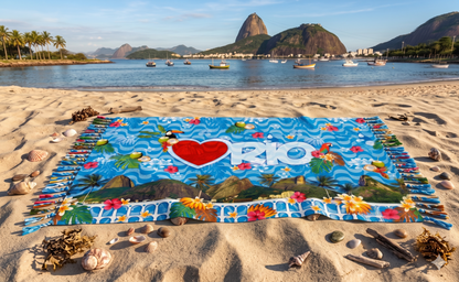 Image 04: Bali Blue Pareo Canga Love Rio New