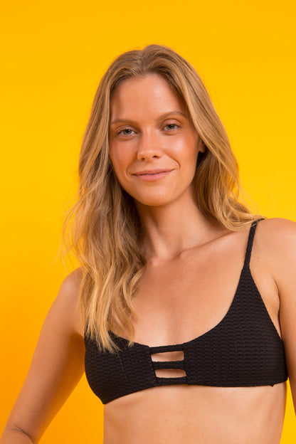 Image 09: Rio De Sol Top Top Bora-Black Bra-Trio