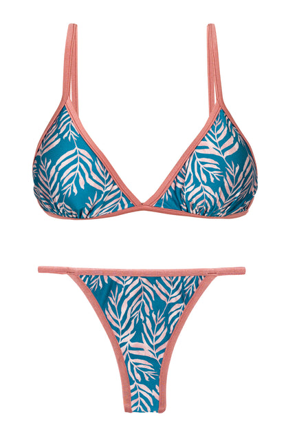 Product Front: Rio De Sol Set Set Palms-Blue Tri-Fixo California