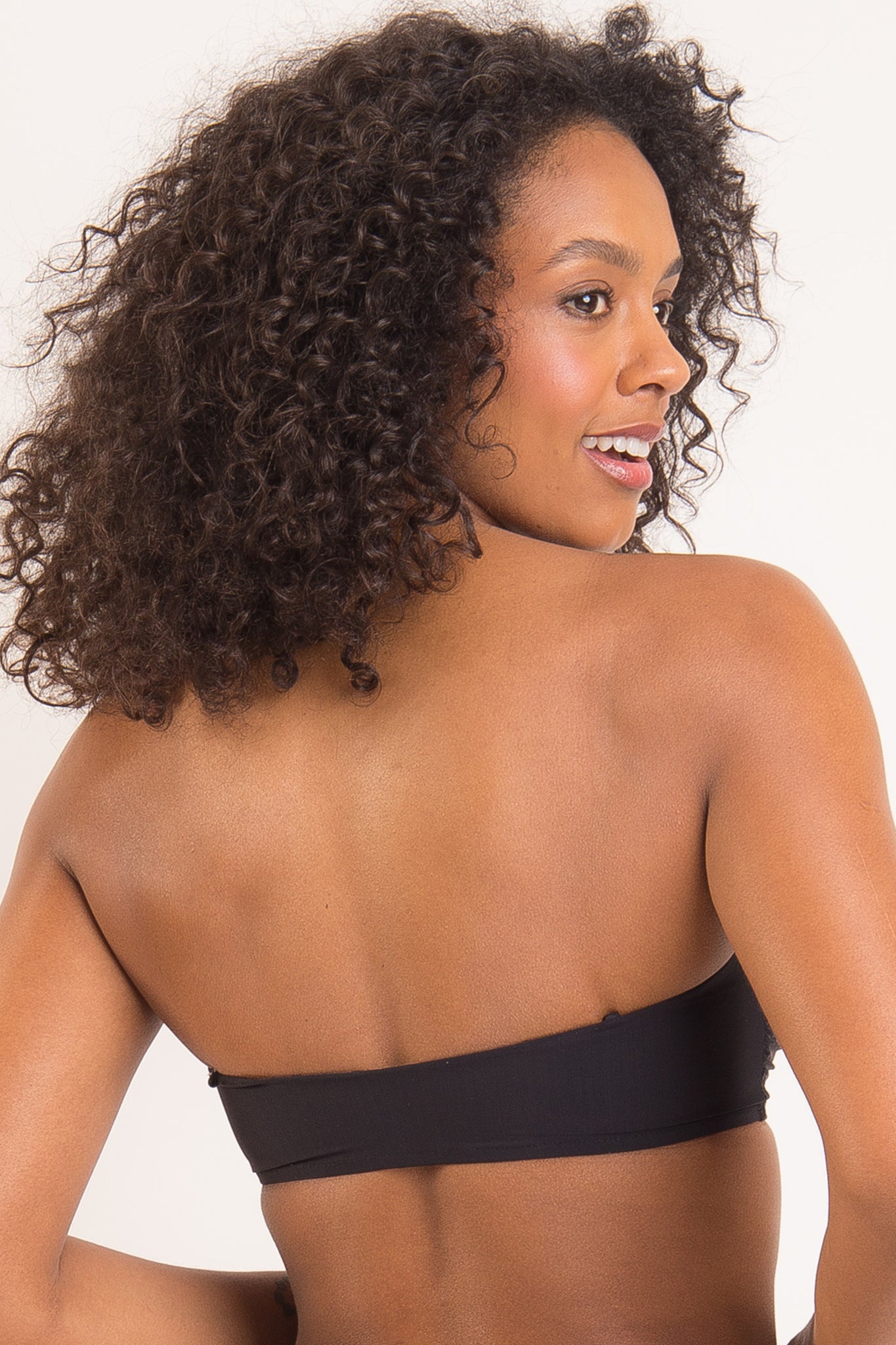 Image 06: Rio De Sol Top Top Nero Bandeau-Reto