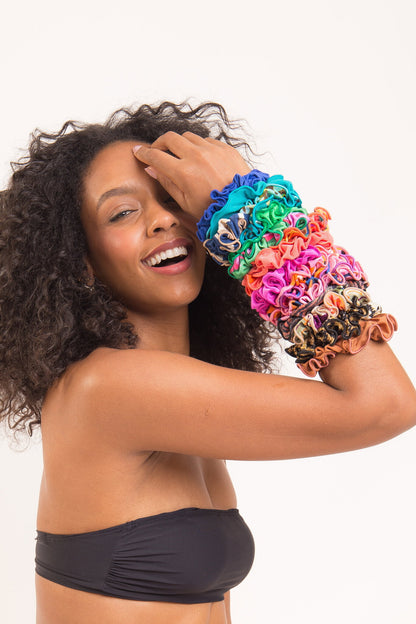 Image 03: Rio De Sol Hair Accessory Dots-Energy Scrunchie