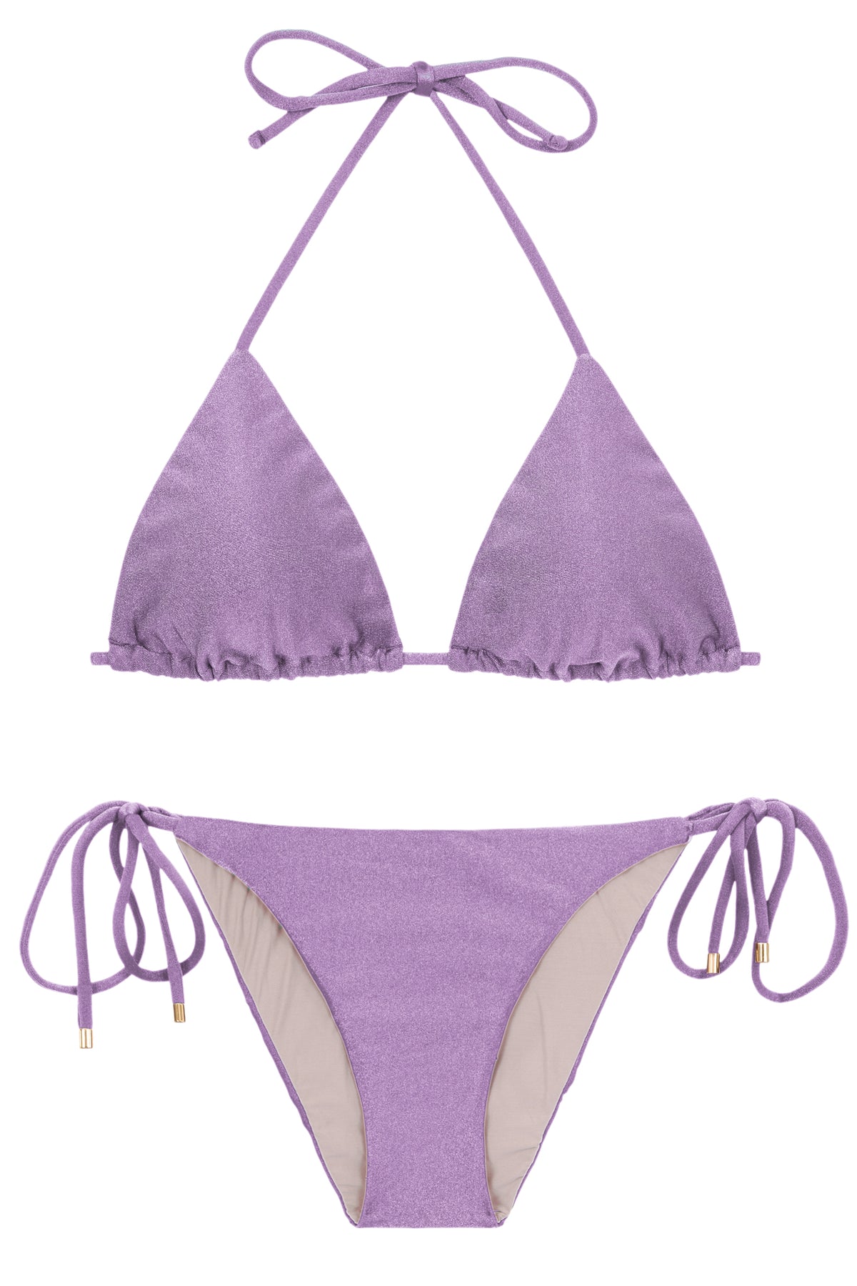 Product Front: Rio De Sol Two Piece Swimwear Set Shimmer-Harmonia Tri-Inv Ibiza-Comfy