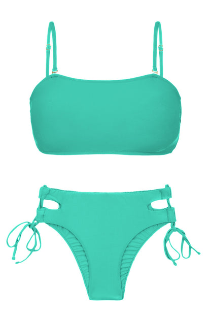 Product Front: Rio De Sol Set Set Opal Bandeau-Reto Madrid