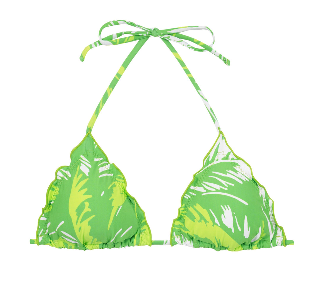 Product Front: Rio De Sol Top Top Green-Palms Frufru