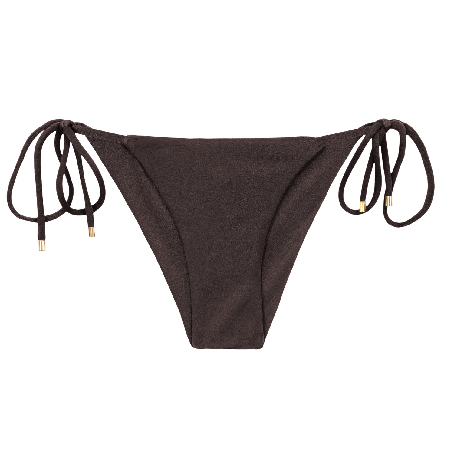 Product Front: Rio De Sol Bottom Bottom Shimmer-Coffee Cheeky-Tie
