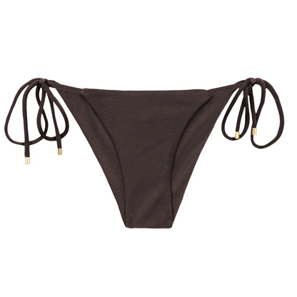 Product Front: Rio De Sol Bottom Bottom Shimmer-Coffee Cheeky-Tie
