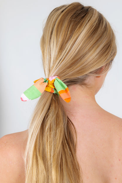 Model Front: Rio De Sol Hair Accessory Utah Scrunchie