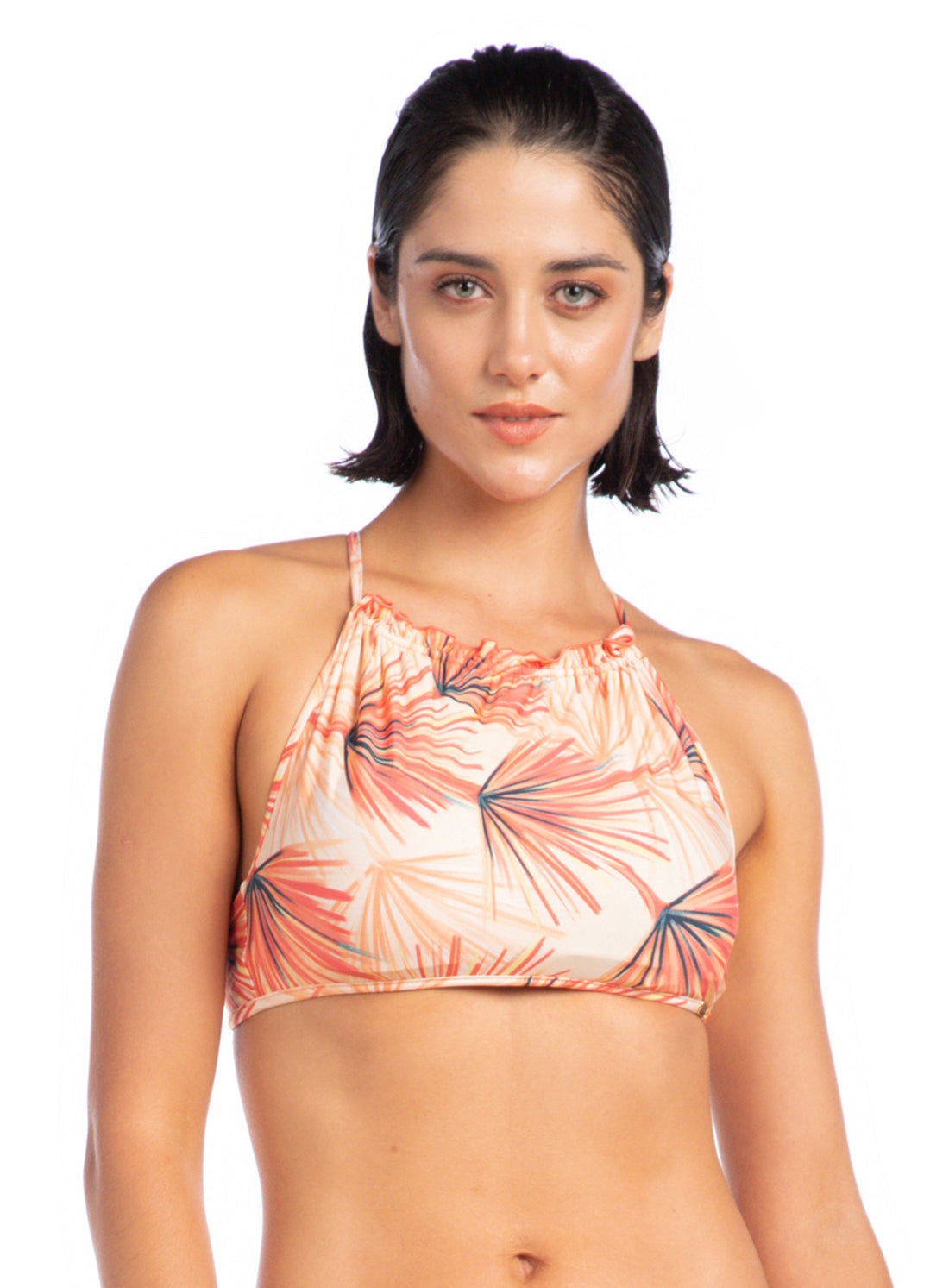 Model Front: La Playa Top Top Slip Caliandra