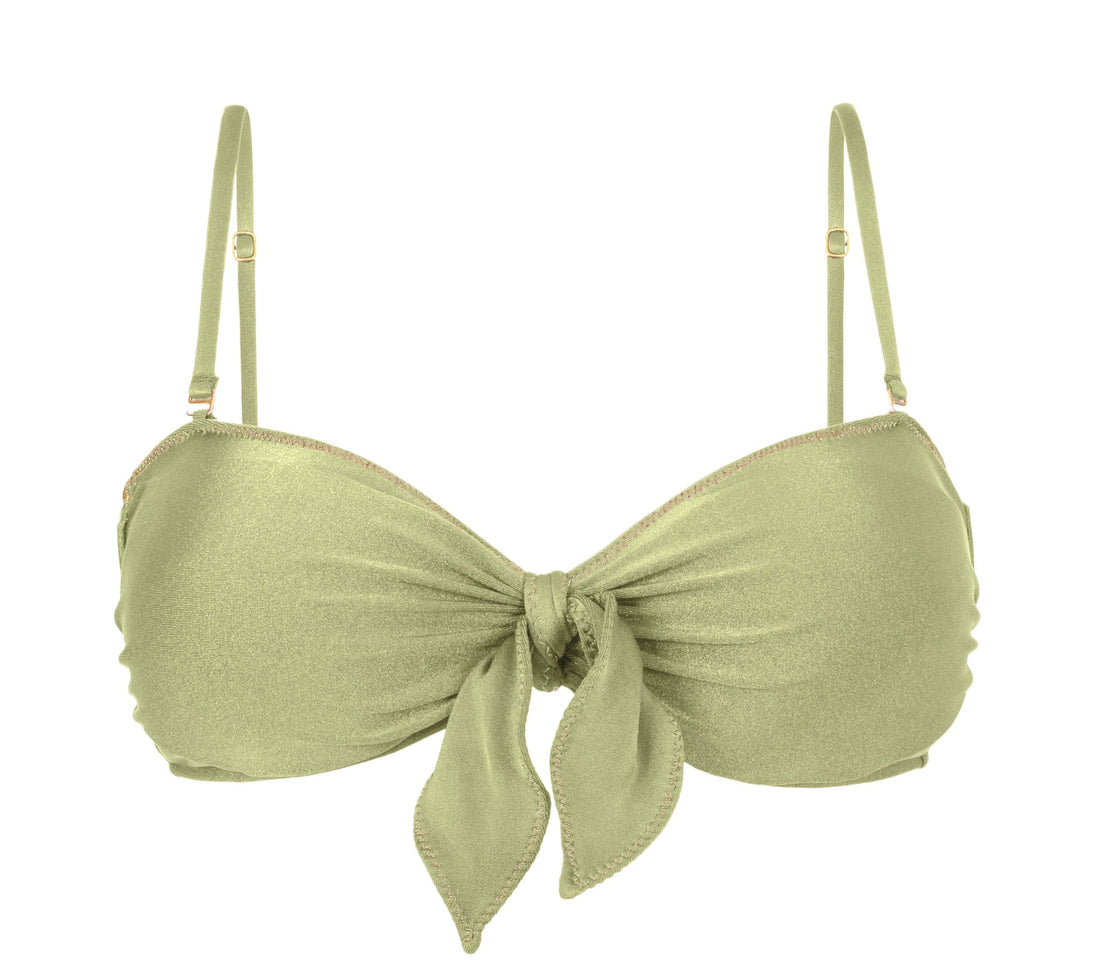 Product Front: Rio De Sol Top Top Oliva Bandeau-No
