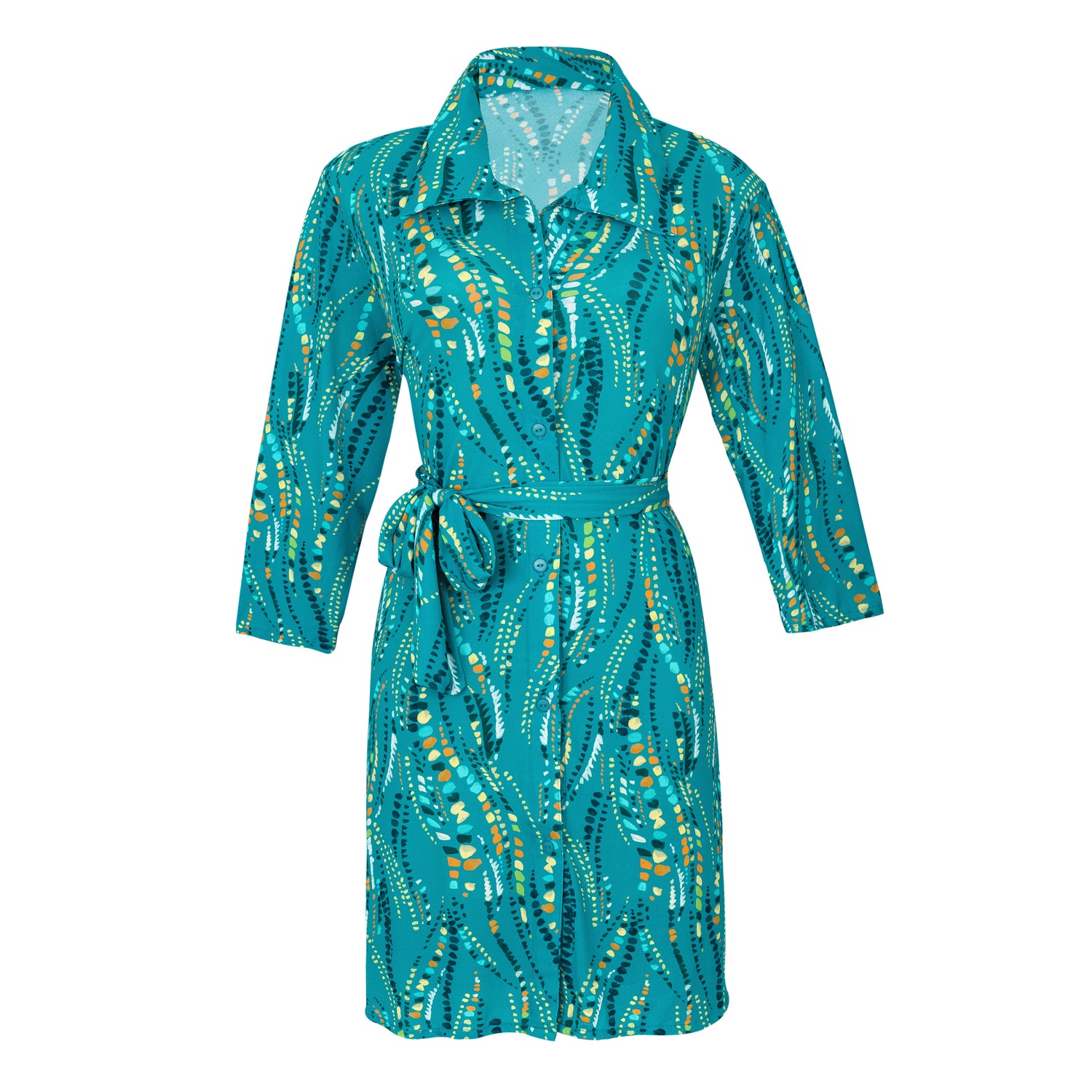 Product Front: Rio De Sol Shirtdress Rain Chemise