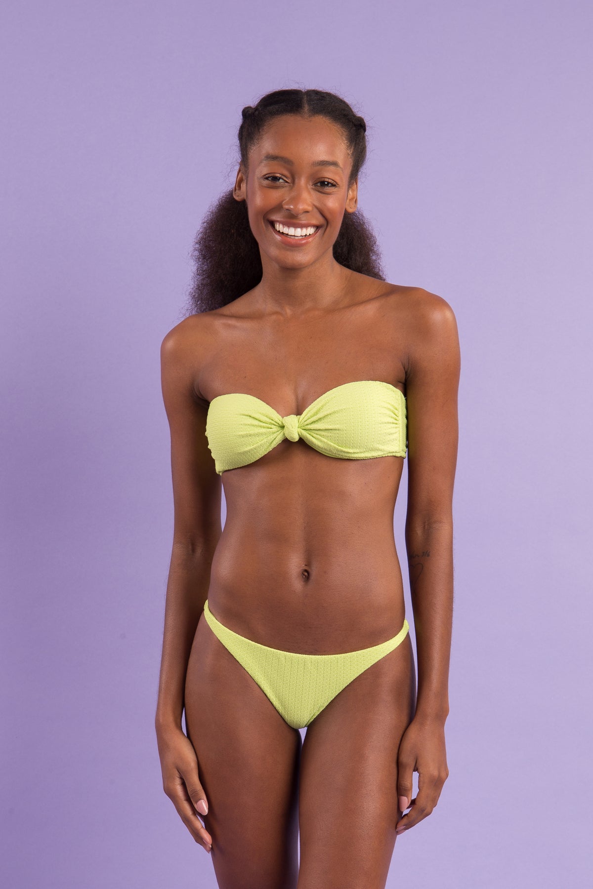 Image 14: Rio De Sol Two Piece Swimwear Set Bora-Citrus Bandeau-Joy Leblon-Fio