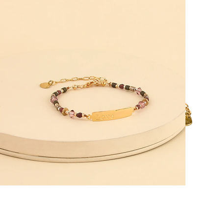 Image 02: Mishky Bracelet Love Gold B-St-Xs-10928