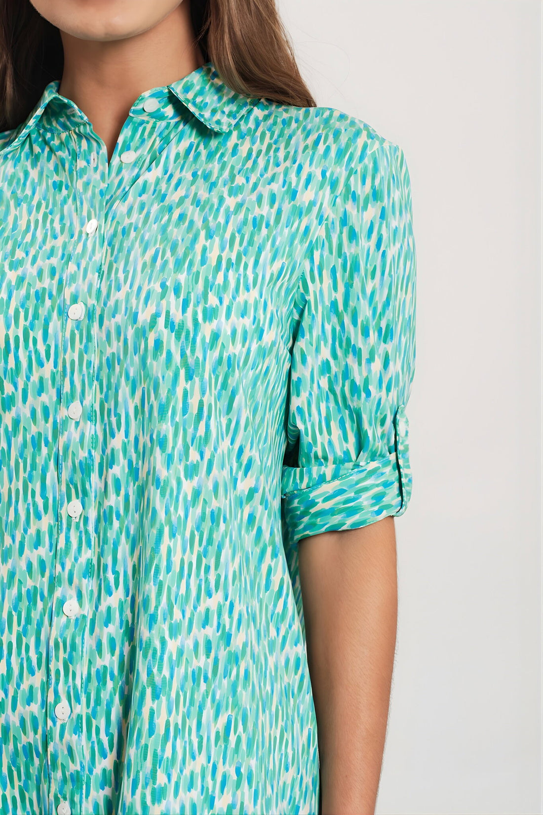 Image 02: Blueman Shirtdress Reflexo Shirtdress