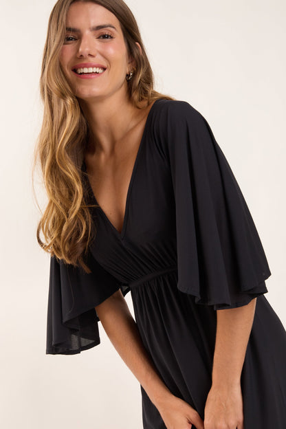 Image 06: Rio De Sol Mini Dress Black Mini Dress