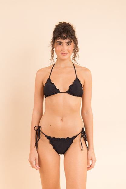 Image 13: Rio De Sol Top Top Dots-Black Frufru