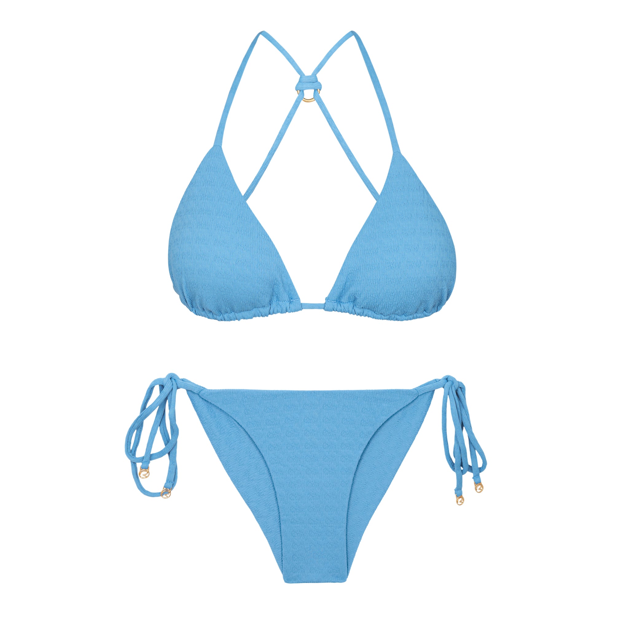 Product Front: Rio De Sol Set Set Solar-Celeste Tri-Aya Cheeky-Tie