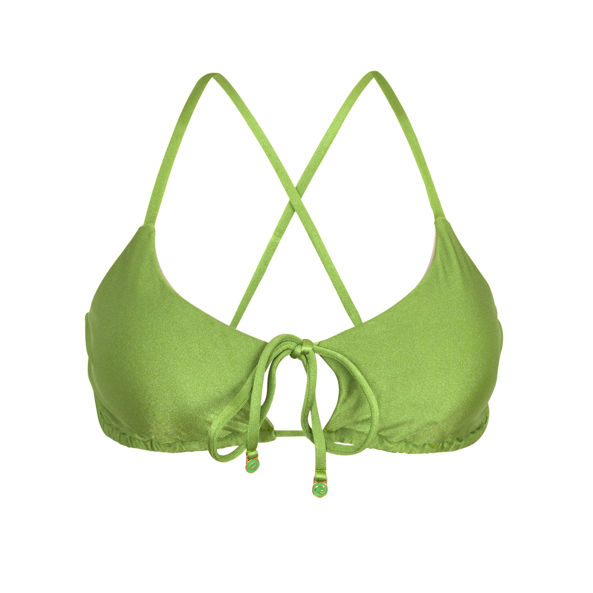 Product Front: Rio De Sol Top Top Shimmer-Botanica Tank-Tie