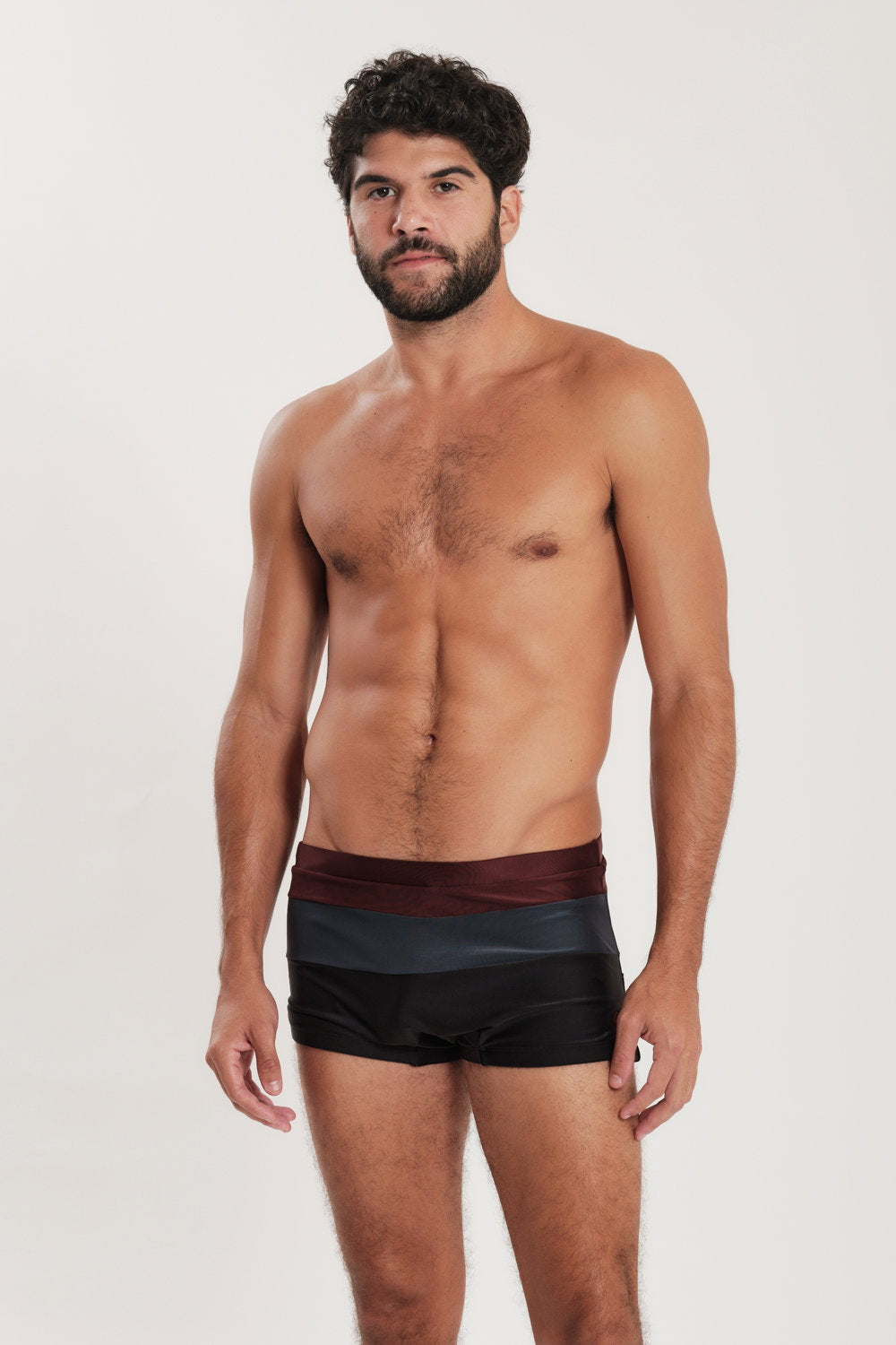 Model Front: Blueman Sunga / Boxer Sunga Army Crepusculo Vinho