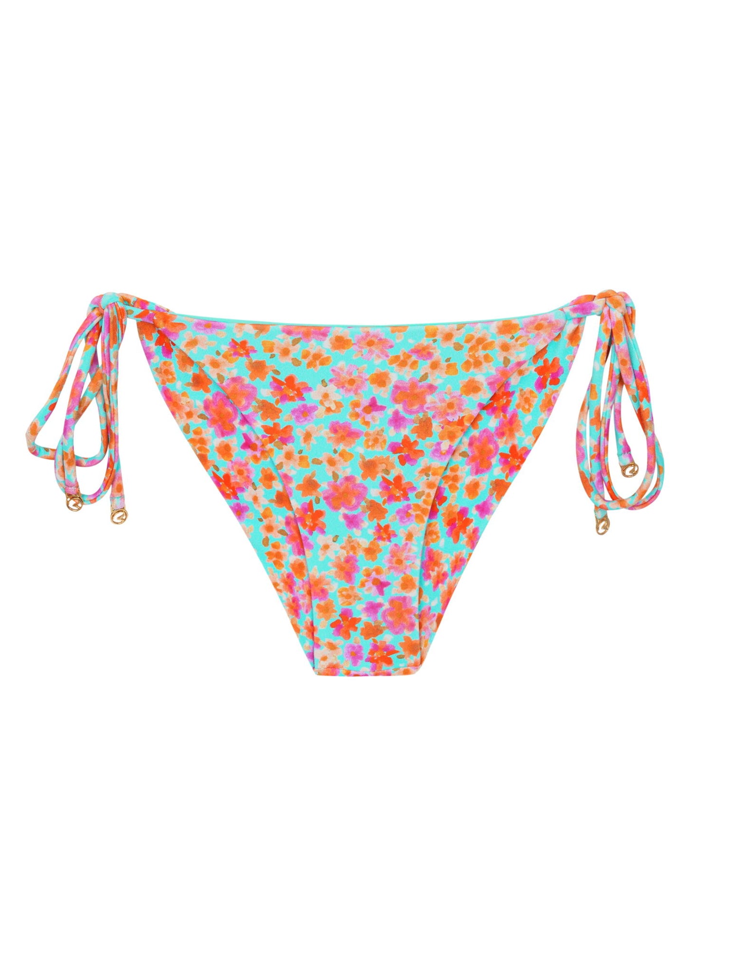 Product Front: Rio De Sol Bottom Bottom Ditsy-Sky Cheeky-Tie