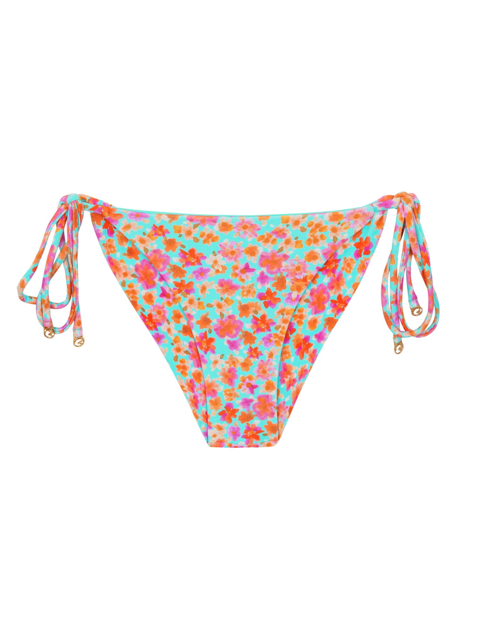 Product Front: Rio De Sol Bottom Bottom Ditsy-Sky Cheeky-Tie