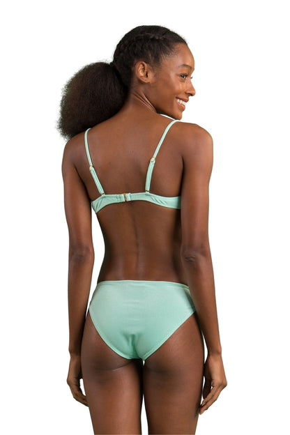 Model Back: Rio De Sol Two Piece Swimwear Set Malibu-Menta Balconet Essential-Comfy