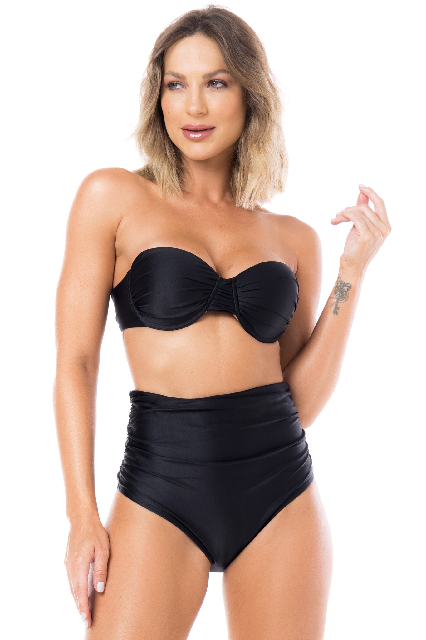 Gallery: La Playa Set Franzido Hot Preto