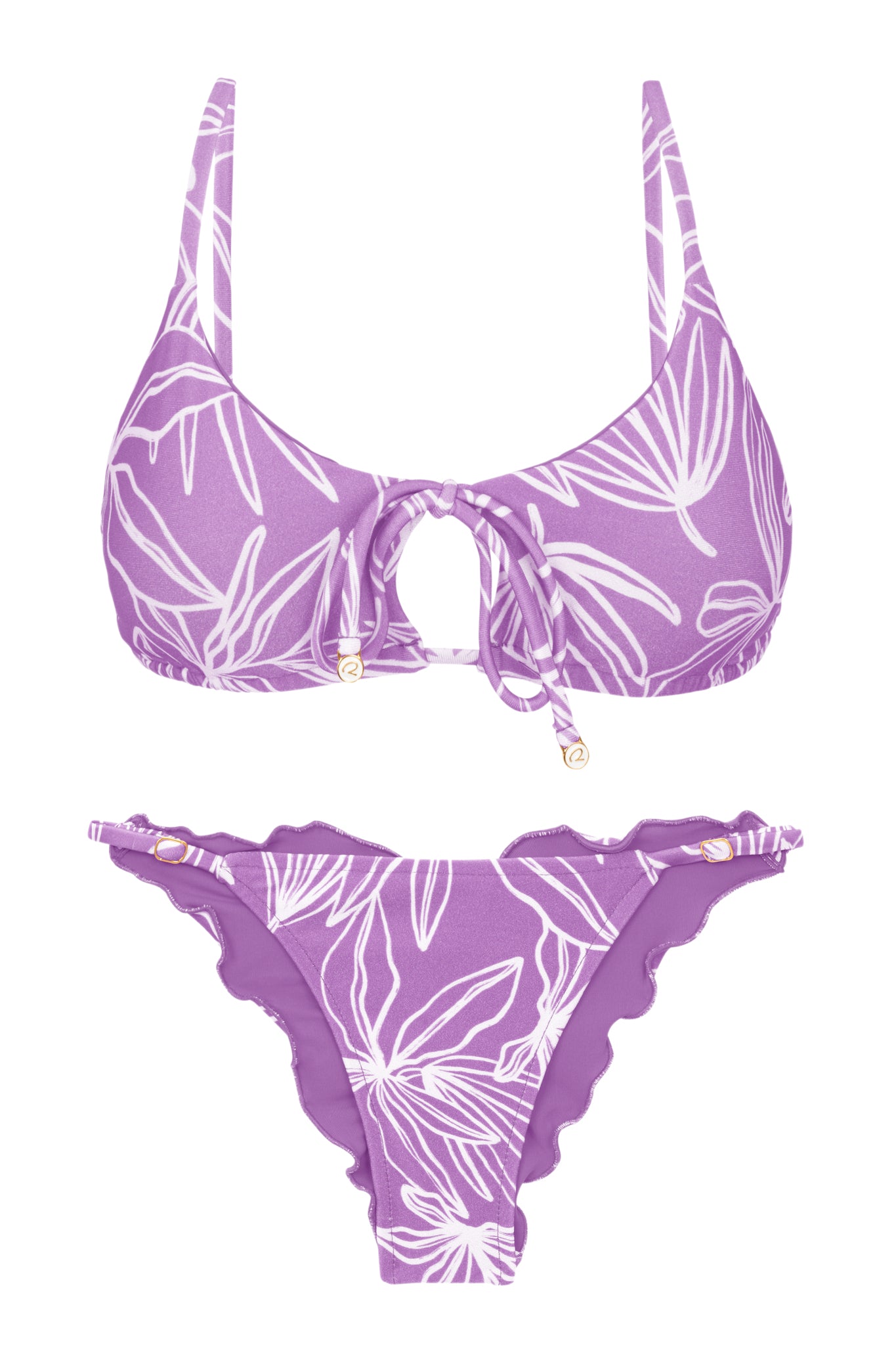 Product Front: Rio De Sol Set Set Trail-Purple Tank-Tie Ipanema