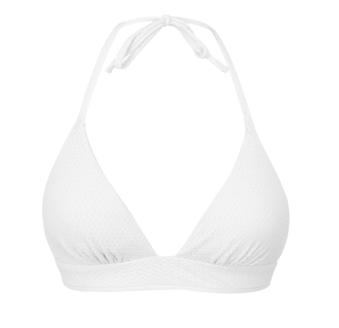 Product Front: Rio De Sol Top Top Bora-White Tri-Cos