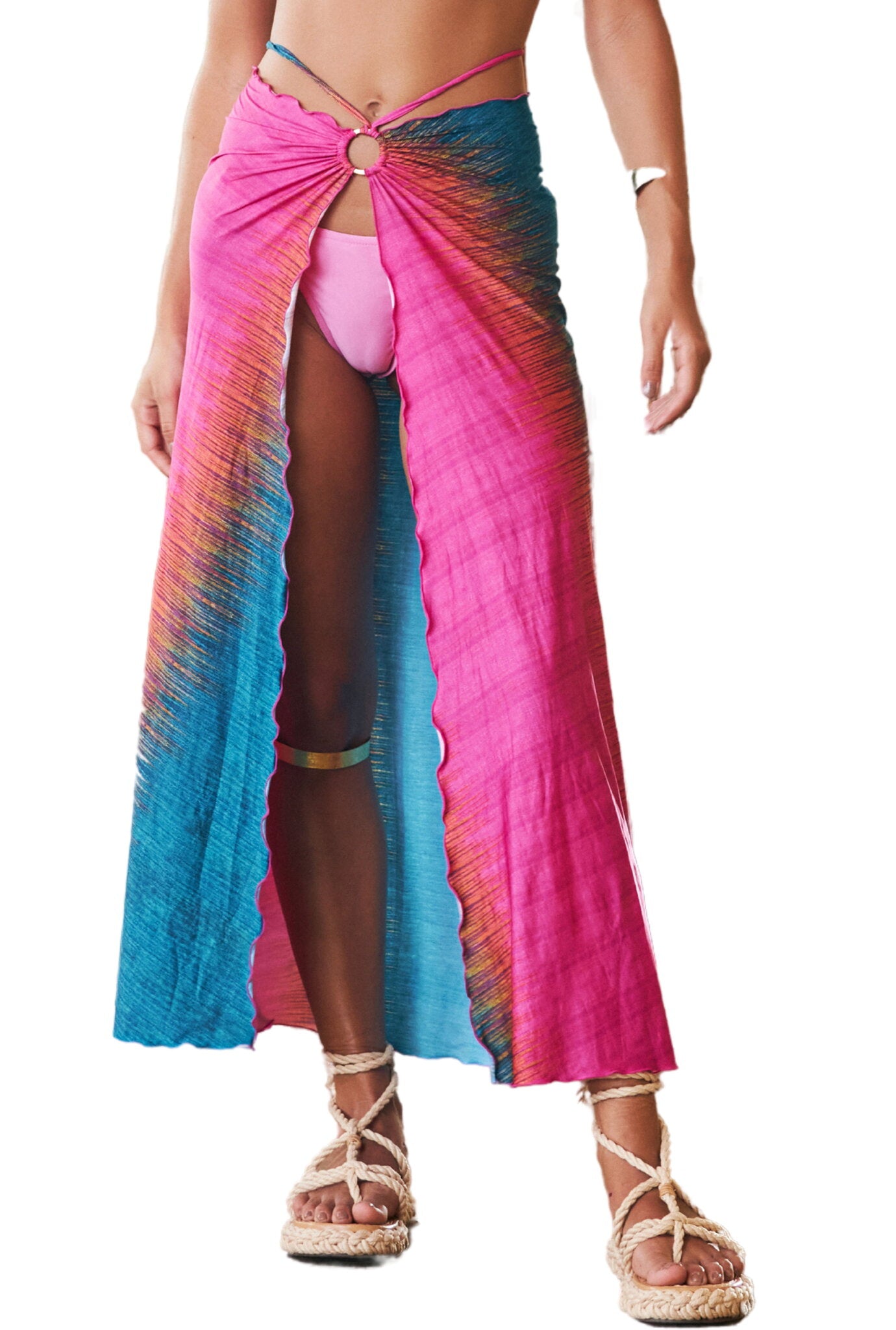 Gallery: Lua Morena Beach Skirt Multiformas Argola Uv Saire