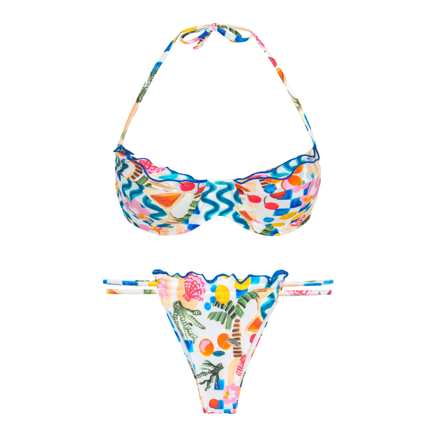 Product Front: Rio De Sol Set Set Al-Mare Balconet-Frufru Pipa-Frufru