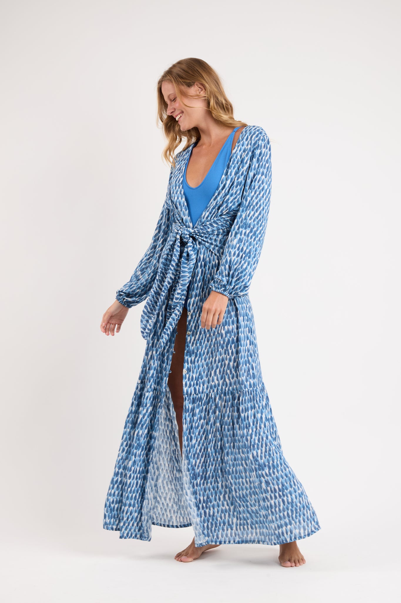 Image 09: Rio De Sol Maxi Dresses Chuva Long Dress Verona