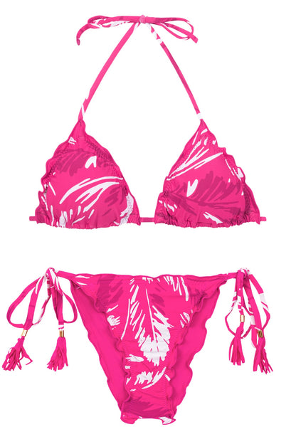 Product Front: Rio De Sol Set Set Pink-Palms Frufru
