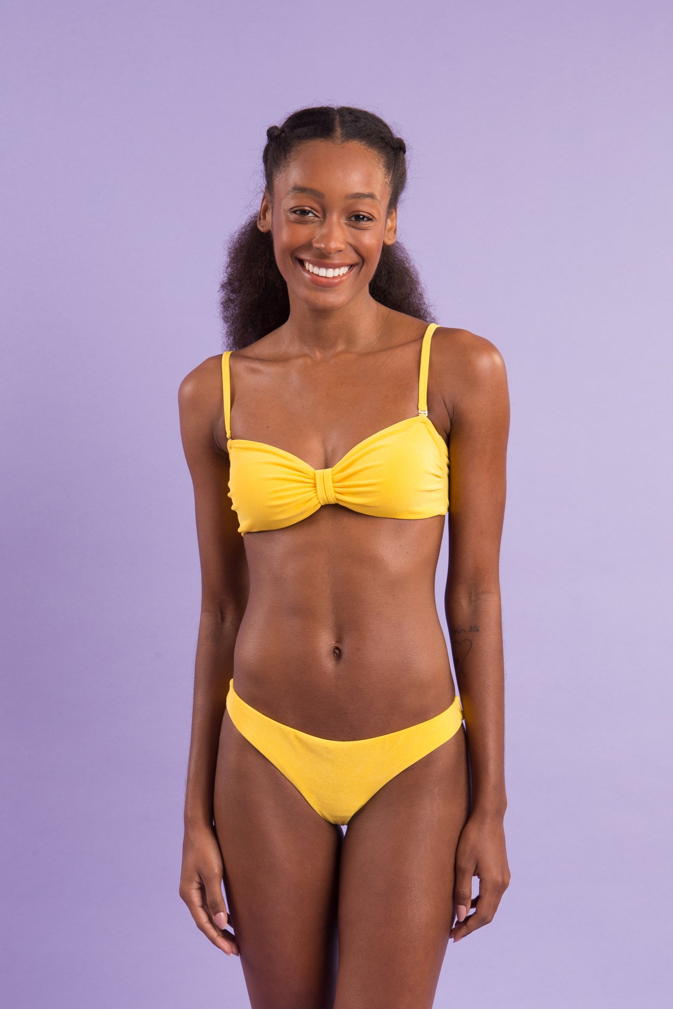 Image 12: Rio De Sol Top Top Malibu-Yellow Bandeau-Duo