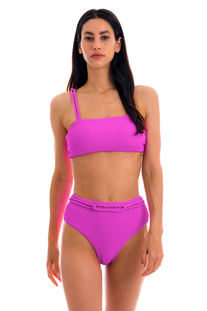 Model Front: Rio De Sol Set Set St-Tpz-Pink Reto Hotpant-High