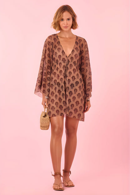 Model Front: Blueman Kaftans / Cover Ups Makani Kaftan