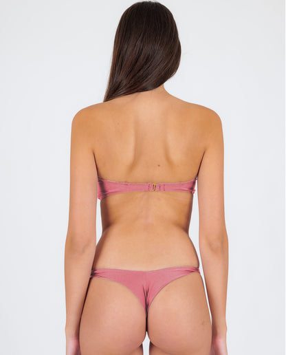 Image 06: Rio De Sol Two Piece Swimwear Set Shimmer-Confetti Bandeau-Knot Nice-Fio