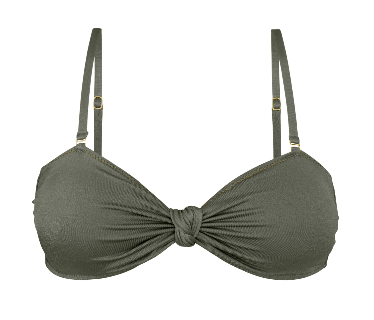 Product Front: Rio De Sol Top Top Croco Bandeau-Joy