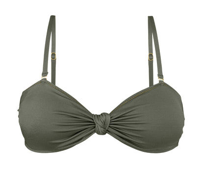 Product Front: Rio De Sol Top Top Croco Bandeau-Joy