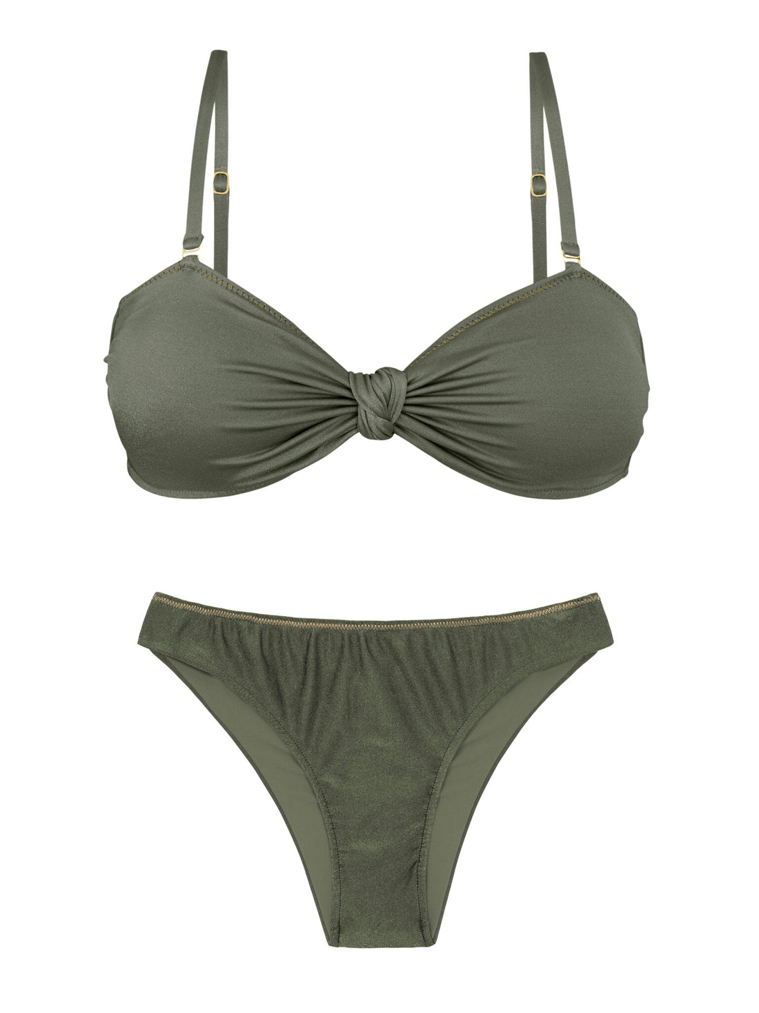 Product Front: Rio De Sol Set Set Croco Bandeau-Joy Essential
